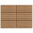  vidaXL 6 db barna WPC teraszburkoló lap 60 x 30 cm 1,08 m² termék 2. képe