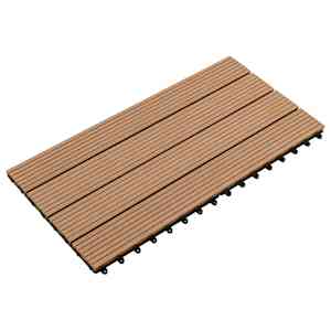 vidaXL Terrassiplaat 6 tk Pruun 60 x 30 cm WPC