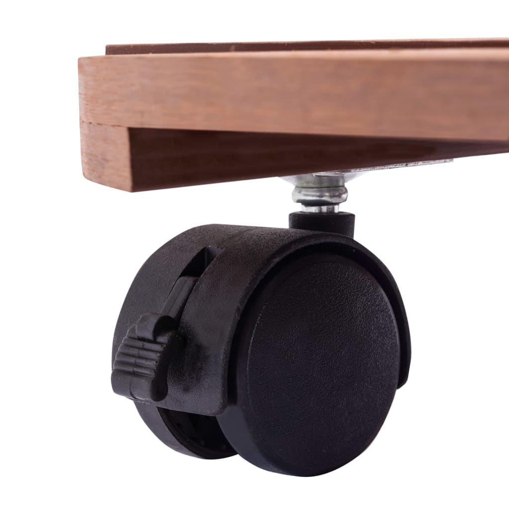 Carrelli Portavasi 2 Pz Marroni Ø30x7,5 Cm In WPC VidaXL 14 width=274