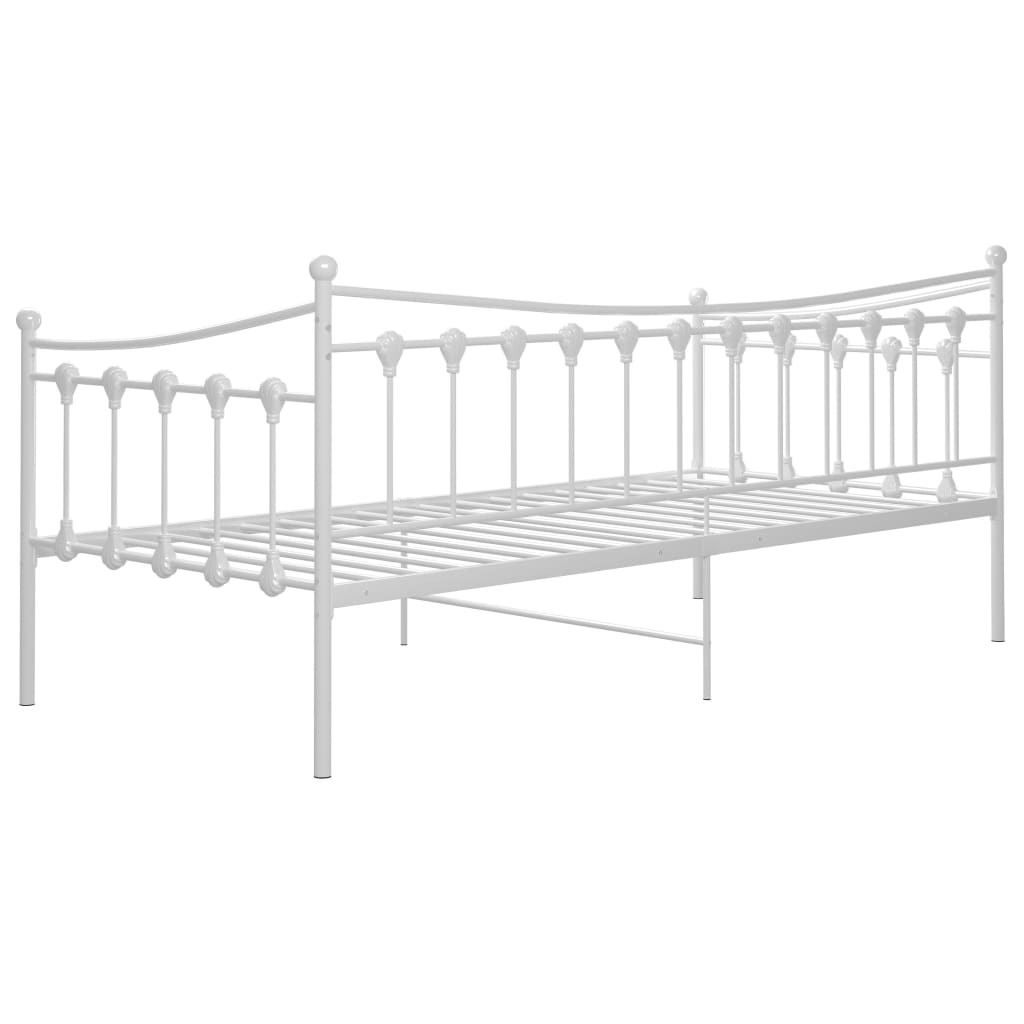 Sofa Bed Frame White Metal 90x200 Cm VidaXL 19 width=274