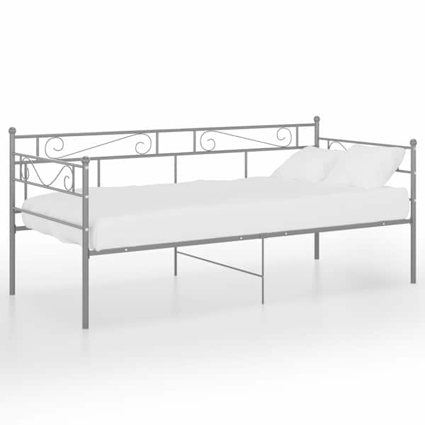 vidaXL diivanvoodiraam hall metall 90 x 200 cm