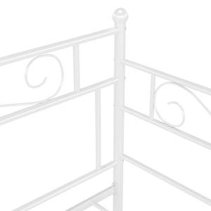 Rám vysouvací postele/pohovky bílý kovový 90 x 200 cm - obrázek 10
