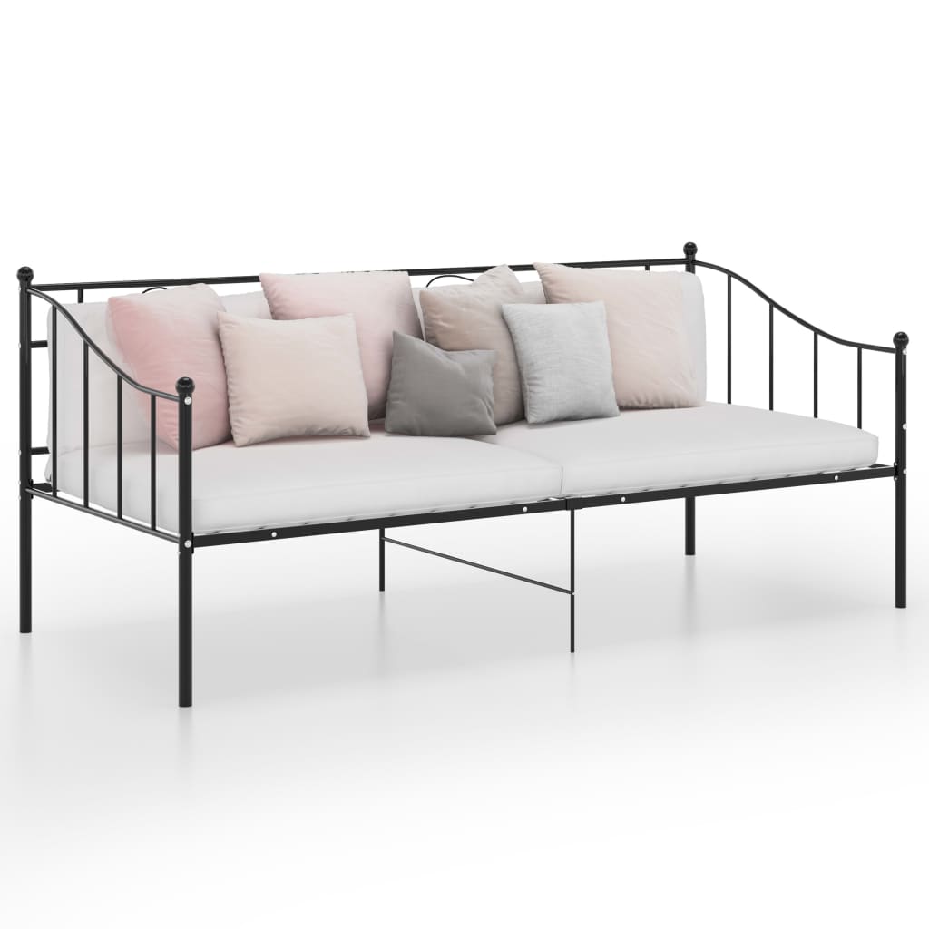 til sovesofa 90x200 cm sort - Manillo.dk