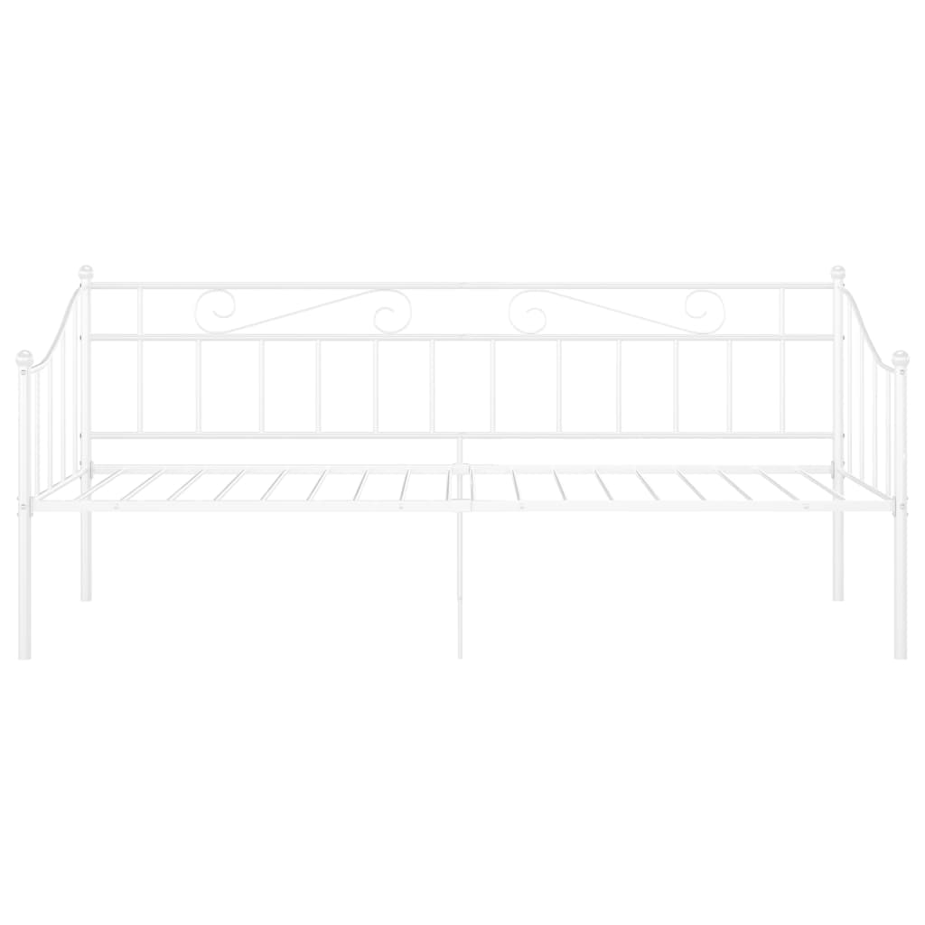 Sofa Bed Frame White Metal 90x200 Cm VidaXL 15 width=274