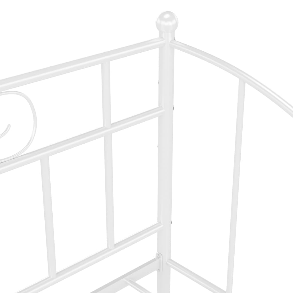 Sofa Bed Frame White Metal 90x200 Cm VidaXL 18 width=274