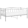 vidaXL diivanvoodiraam, hall, metall, 90 x 200 cm