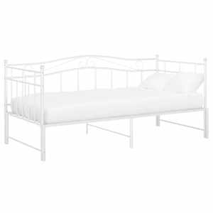 Rám vysouvací postele/pohovky bílý kovový 90 x 200 cm - obrázek 4