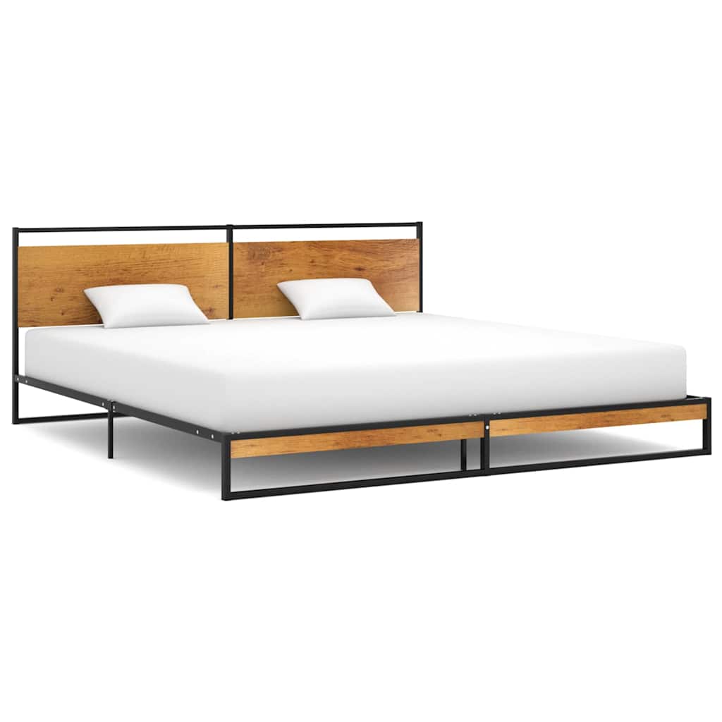 vidaXL Rám postele kov 200 x 200 cm