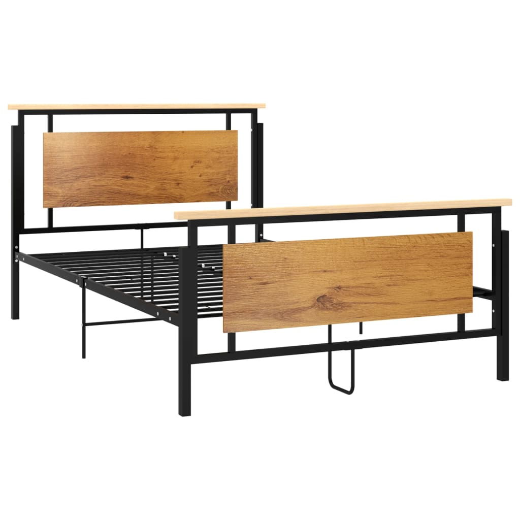 vidaXL Bedframe metaal 120x200 cm afbeelding