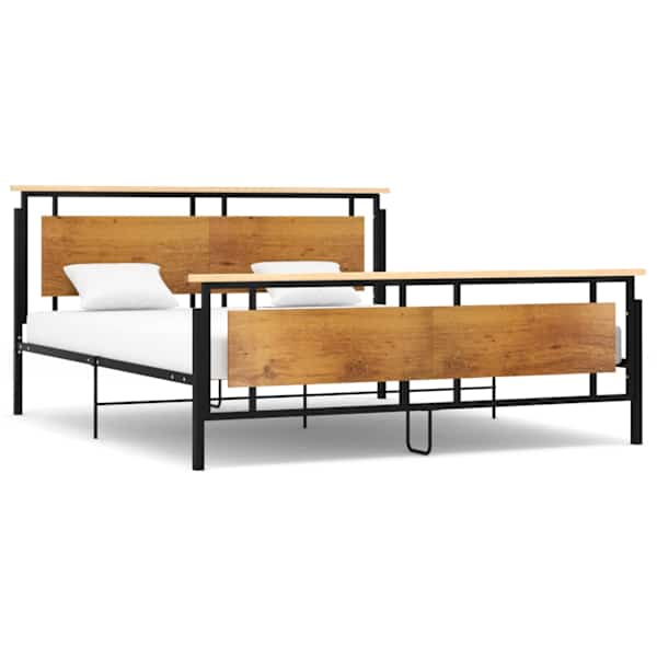 vidaXL voodiraam, metall, 180x200 cm