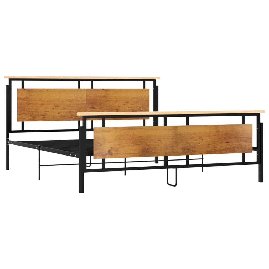 vidaXL Bedframe metaal 180x200 cm afbeelding
