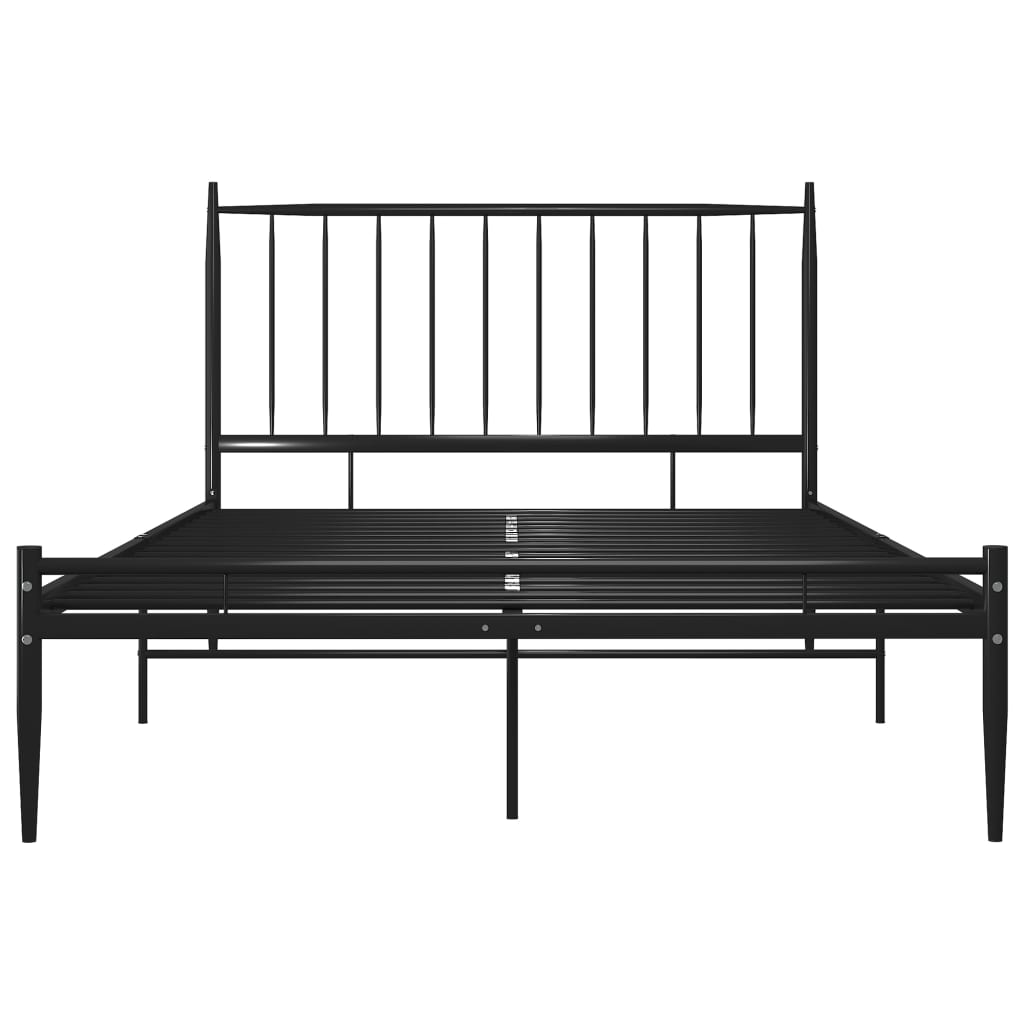 

vidaXL Bedframe metaal zwart 120x200 cm