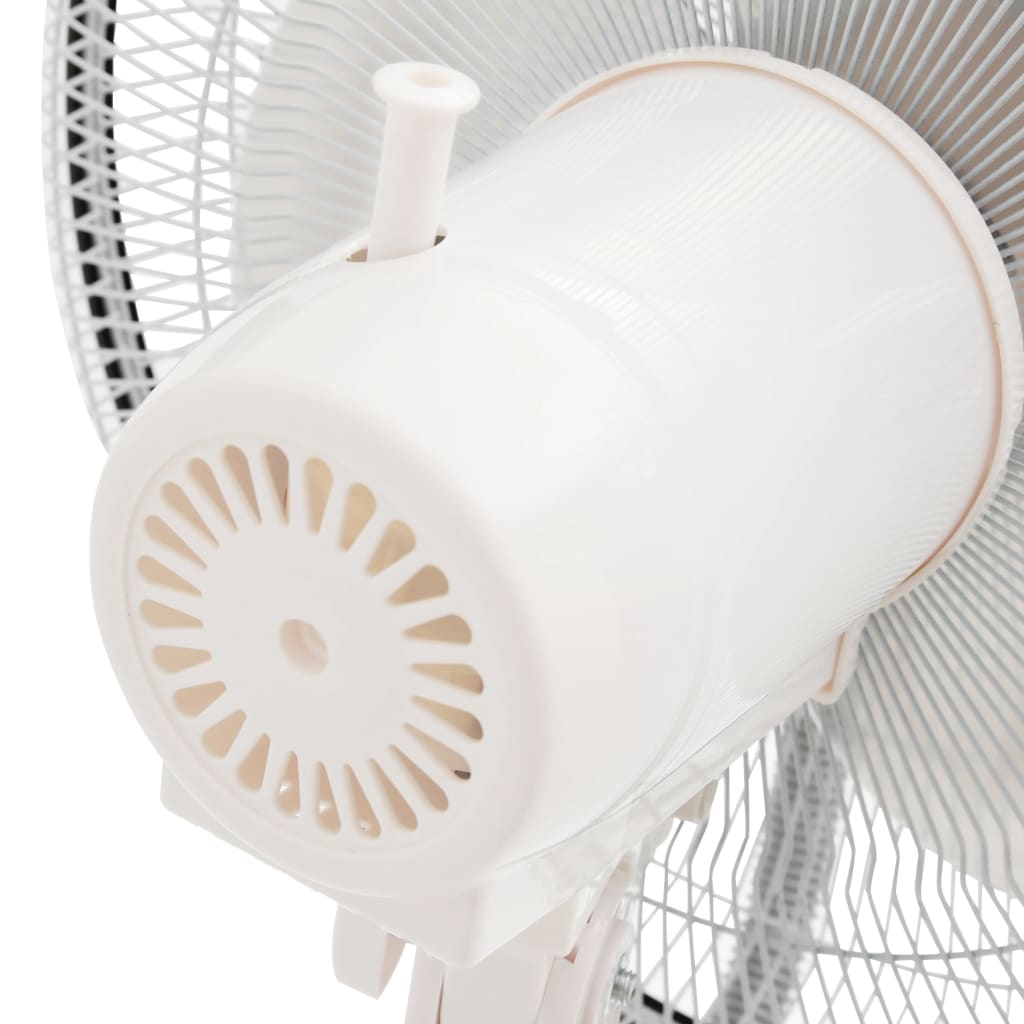 Dulksną skleidžiantis pastatomas ventiliatorius, baltas | Stepinfit