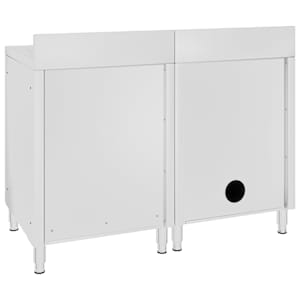 Gastro kuchyňská dřezová skříňka nerezová ocel 120 x 60 x 96 cm - obrázek 4
