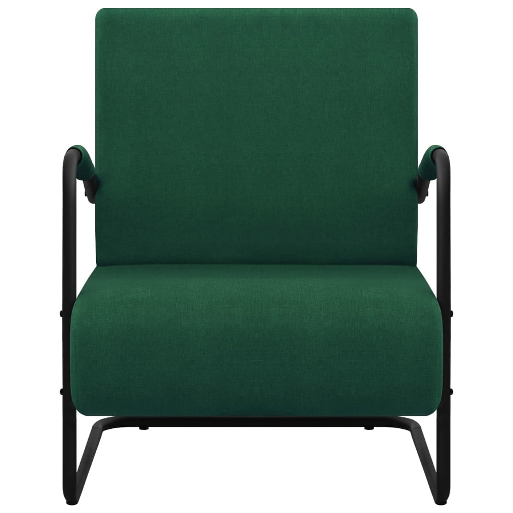 

vidaXL Fauteuil stof donkergroen