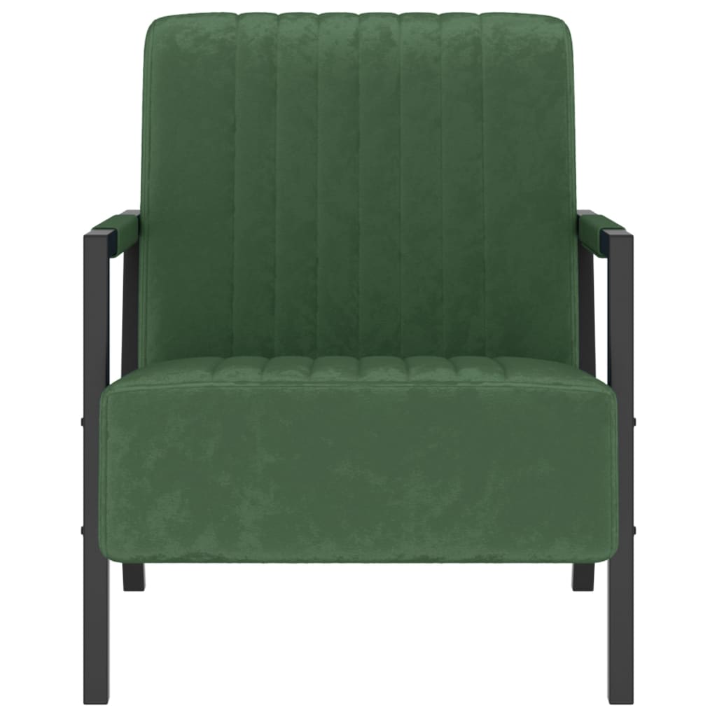 

vidaXL Fauteuil fluweel donkergroen