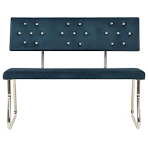 vidaXL sols, 110 cm, zils samts