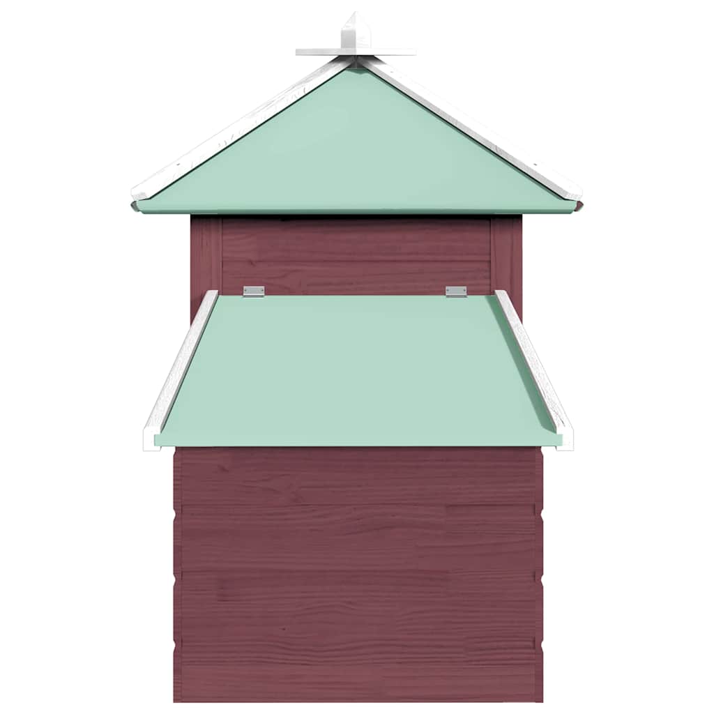 VidaXL Chicken Coop with Nest Box - Large Solid Firwood Outdoor Enclosure vidaXL - Picture 20 of 32