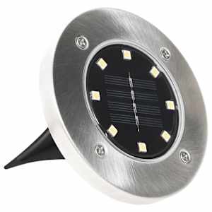 Solární světlo k zapíchnutí do země 8 ks LED RGB barva - obrázek 2