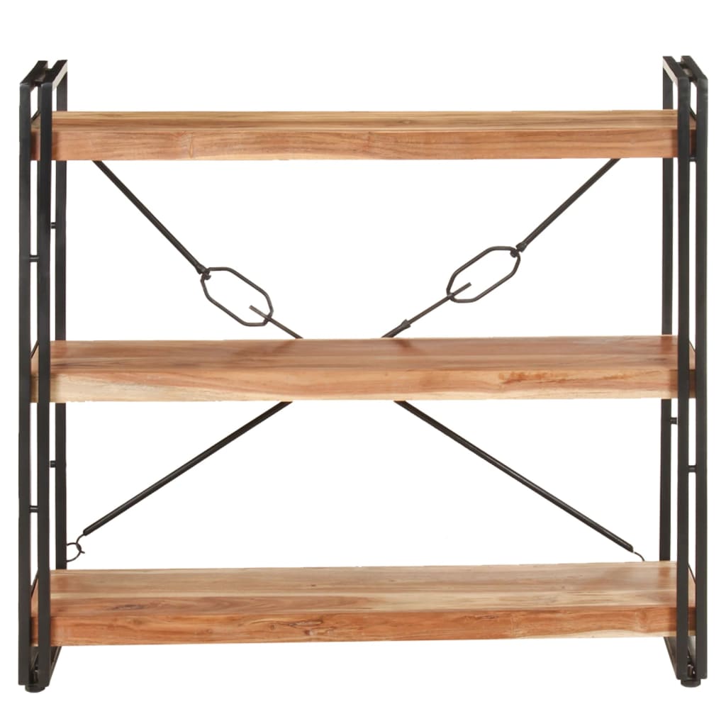 

vidaXL Boekenkast met 3 schappen 90x30x80 cm massief acaciahout