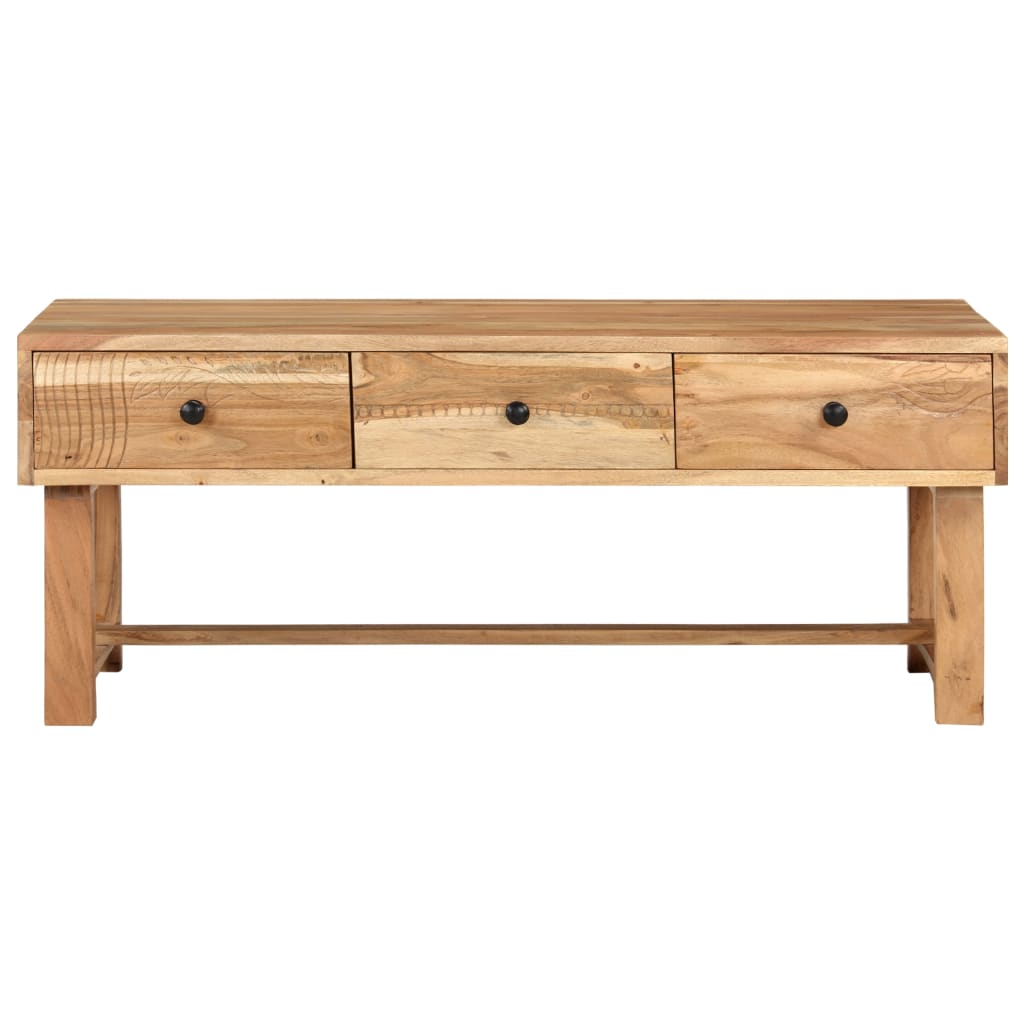 Coffee Table 100x50x40 Cm Solid Acacia Wood Home And Garden All 