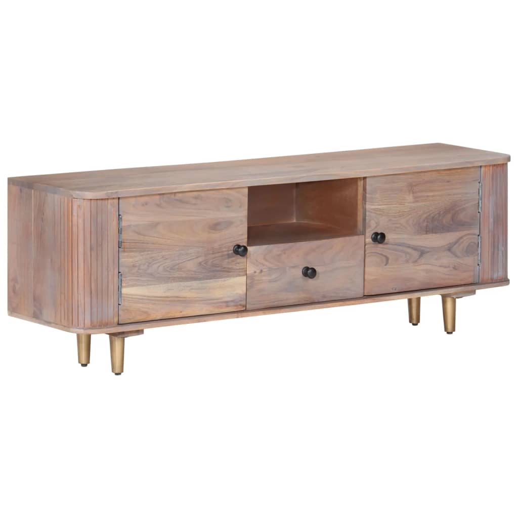 TV-Schrank 118x30x40 cm Massivholz Akazie