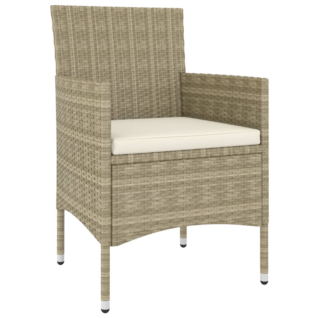 Thumbnail - vidaXL 5-tlg. Garten-Lounge-Set Poly Rattan Beige