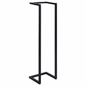 vidaXL r&auml;tikurest, must, 25x20x95 cm, raud