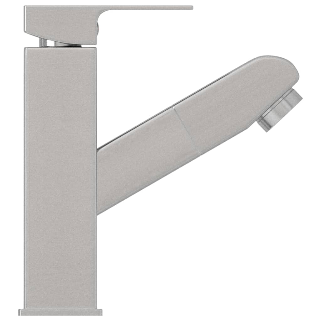 Ezüst kihúzható fürdőszobai mosdócsaptelep 157 x 172 mm 