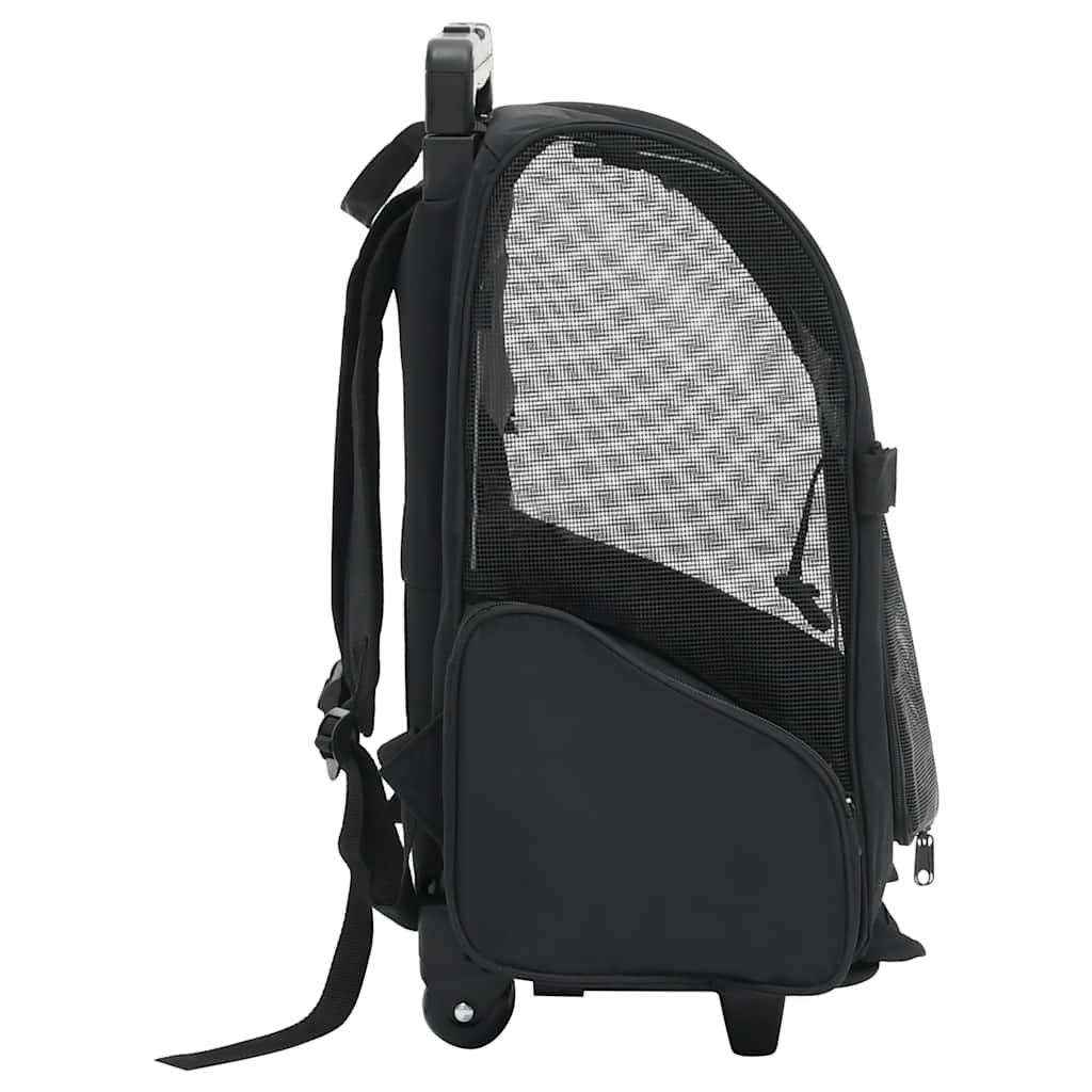 Thumbnail - vidaXL Trolley für Haustiere 3-in-1 Faltbar Schwarz