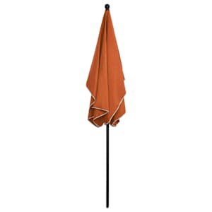 Zahradní slunečník s tyčí 210 x 140 cm terakotový - obrázek 4