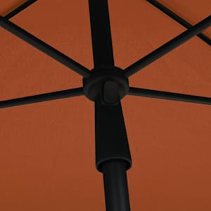 Zahradní slunečník s tyčí 210 x 140 cm terakotový - obrázek 5