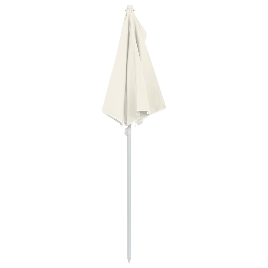 Garden Half Parasol with Pole Outdoor Patio Sunshade Shelter Backyard vidaXL - Picture 43 of 64