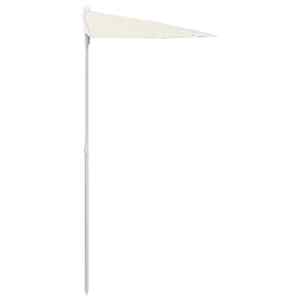 Zahradní půlkruhový slunečník s tyčí 180 x 90 cm pískový - obrázek 5