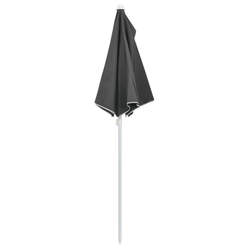Garden Half Parasol with Pole Outdoor Patio Sunshade Shelter Backyard vidaXL - Picture 15 of 64
