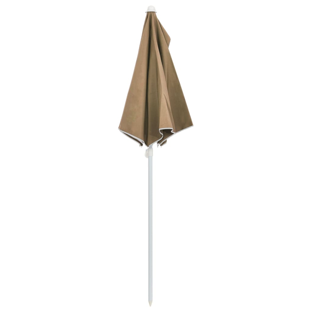 Garden Half Parasol with Pole Outdoor Patio Sunshade Shelter Backyard vidaXL - Picture 50 of 64