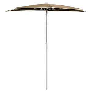 vidaXL &Omicron;&mu;&pi;&rho;έ&lambda;&alpha; &Kappa;ή&pi;&omicron;&upsilon; &Mu;&iota;&sigma;ή &mu;&epsilon; &Iota;&sigma;&tau;ό Taupe 180 x 90 &epsilon;&kappa;.