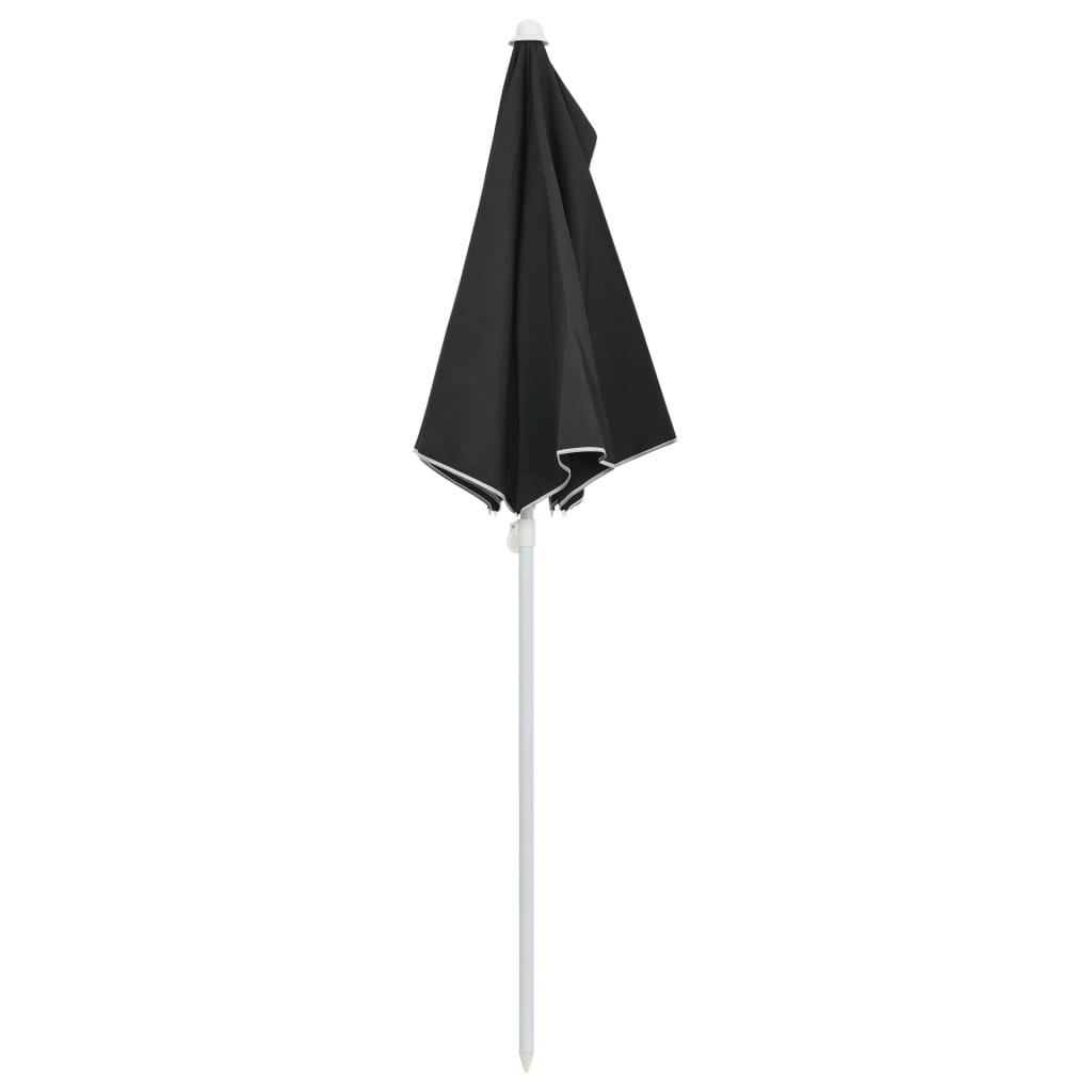 Garden Half Parasol with Pole Outdoor Patio Sunshade Shelter Backyard vidaXL - Picture 21 of 64