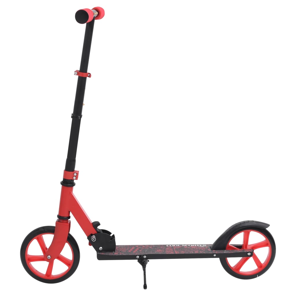 vidaXL 2-Rad-Kinderroller mit Verstellbarem Lenker Rot