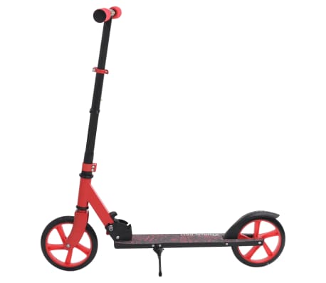 vidaXL Patinete para niños de 2 ruedas con manillar ajustable rojo