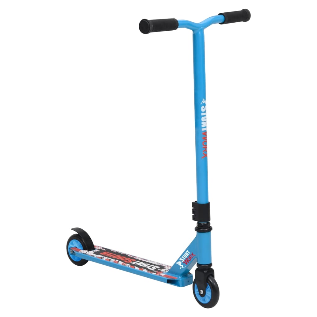 vidaXL Stunt-Scooter mit Aluminium-Lenker Blau