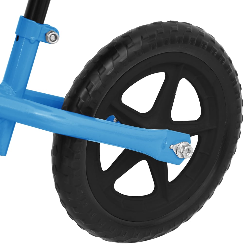 Loopfiets met 10 inch wielen blauw