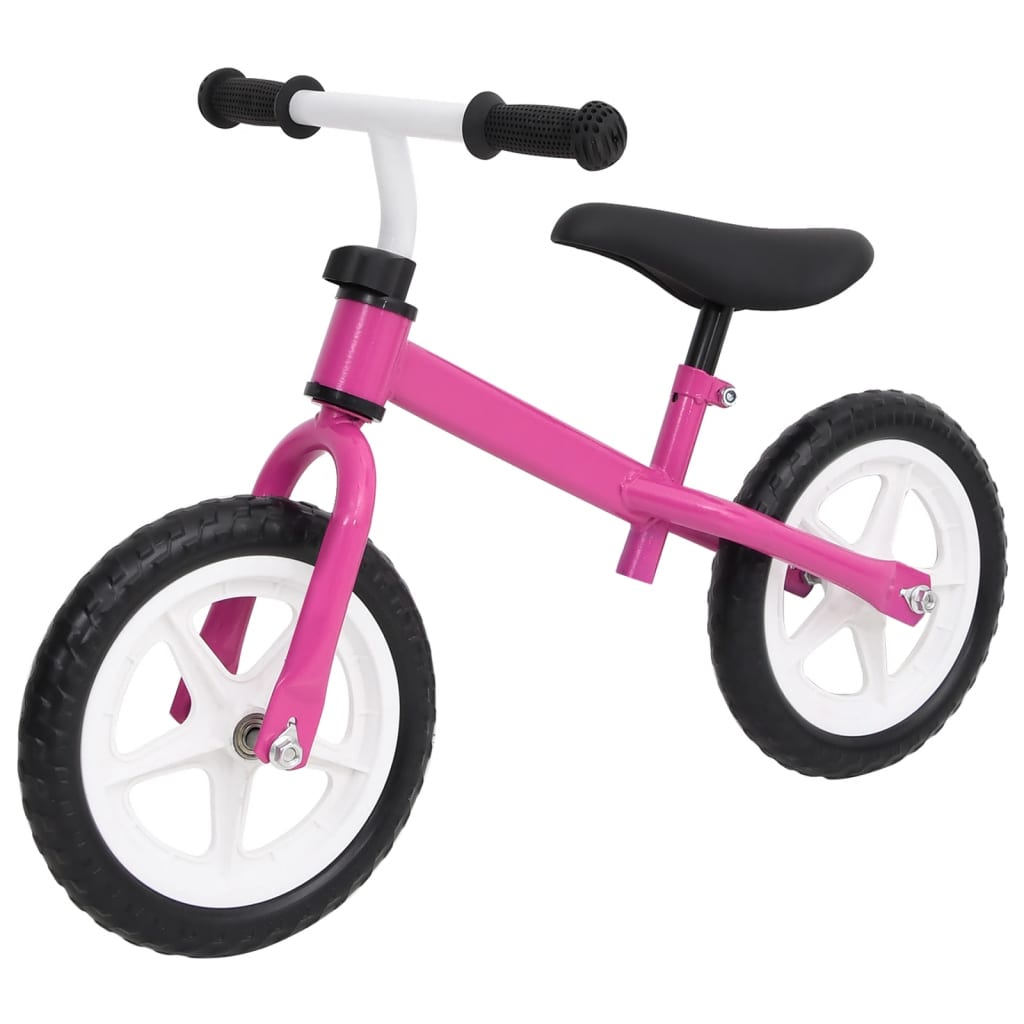 vidaXL Bicicletă pentru echilibru 10 inci, cu roți, roz vidaxl.ro