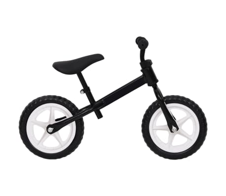 vidaXL Balance Bike 9.5 inch Wheels Black