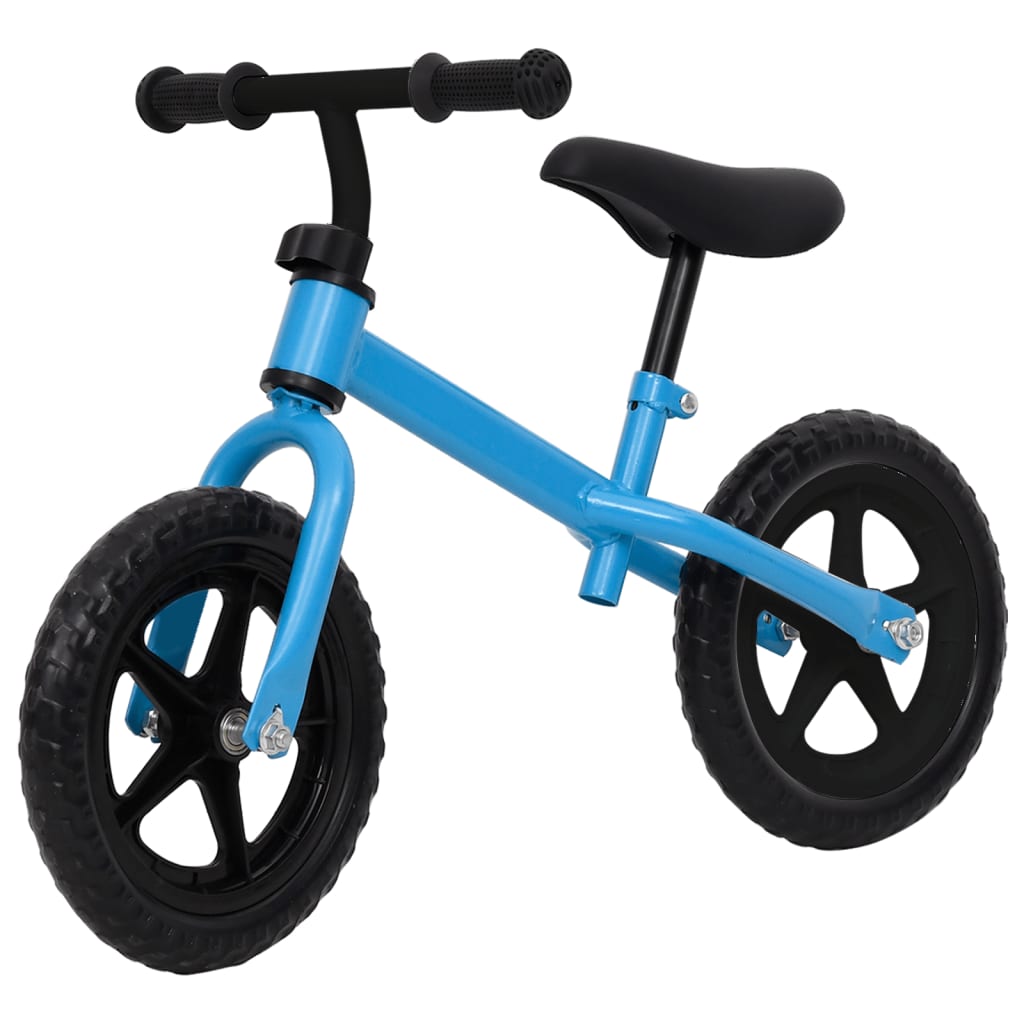 Bicicletă pentru echilibru 12 inci, cu roți, albastru