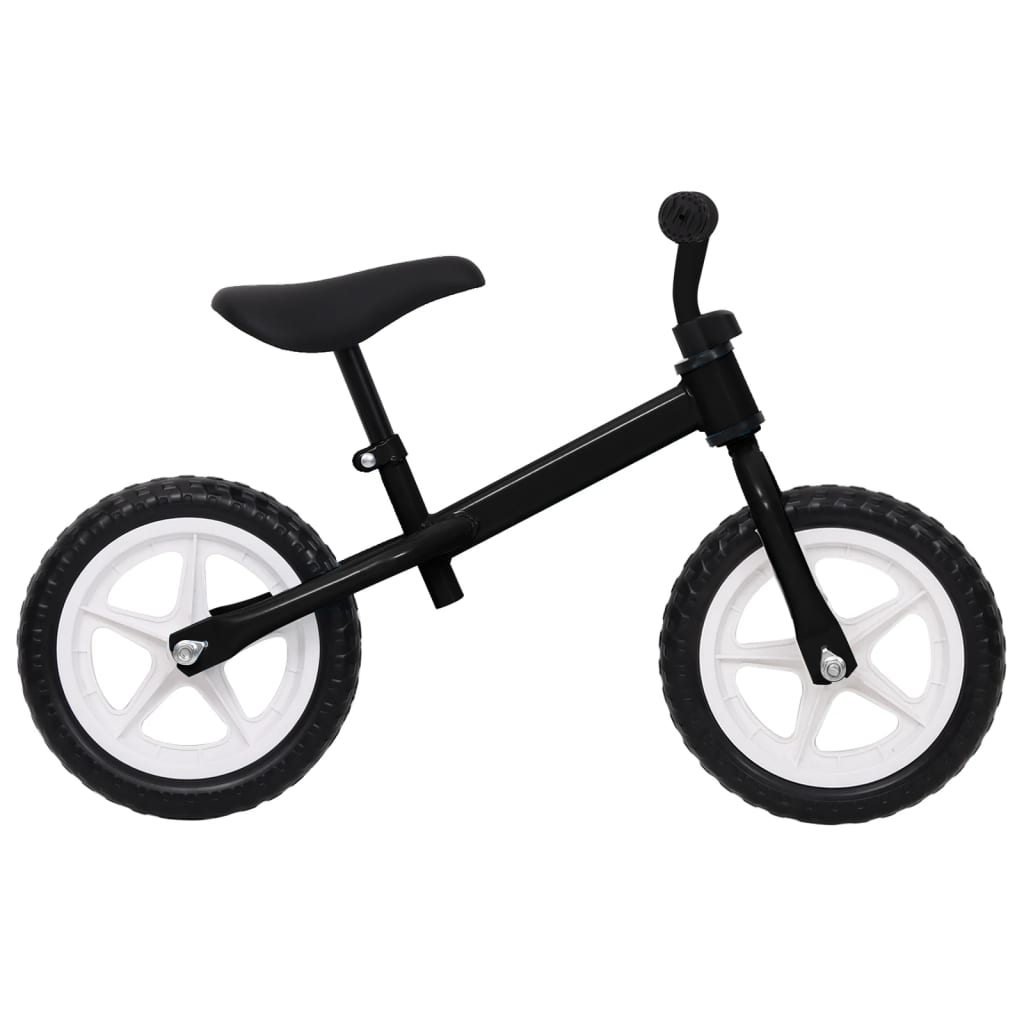 Vidaxl Bicicleta Pentru Echilibru 11 Inci, Cu Roti, Negru
