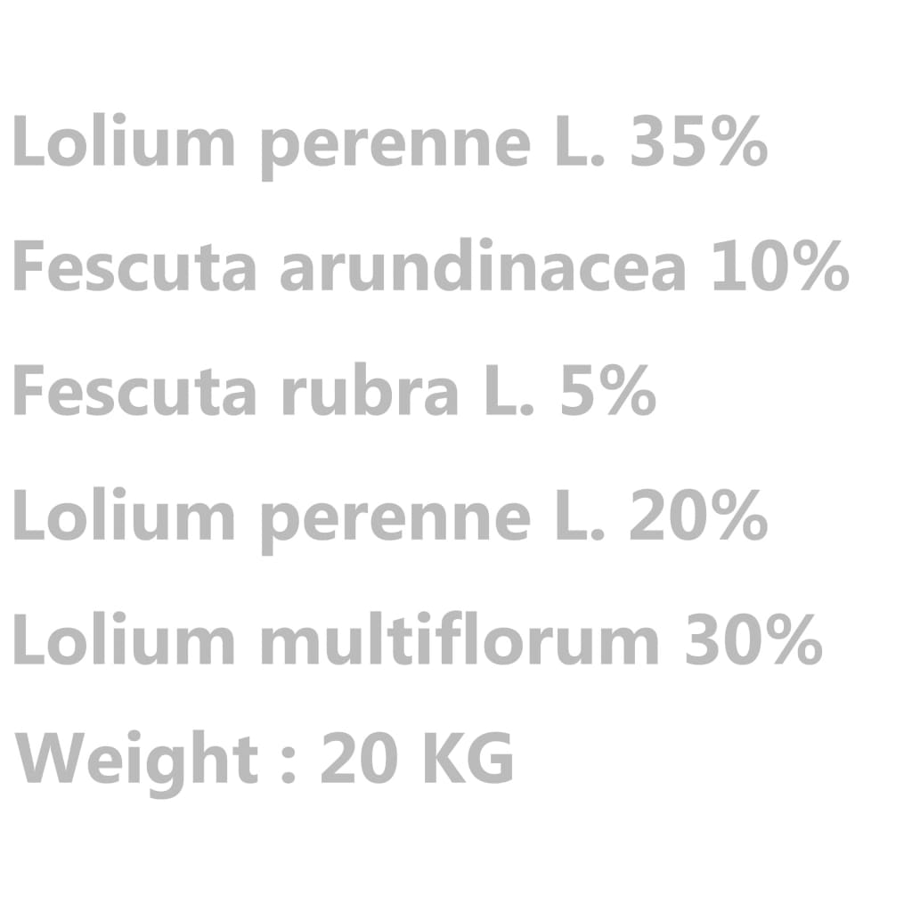 Fűmag sportoláshoz és játékhoz 20 kg 