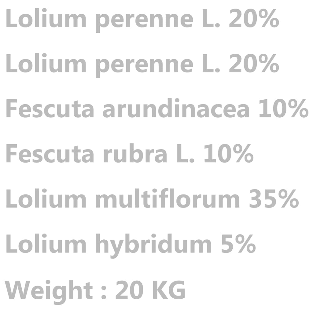 Fűmag száraz és forró területre 20 kg 