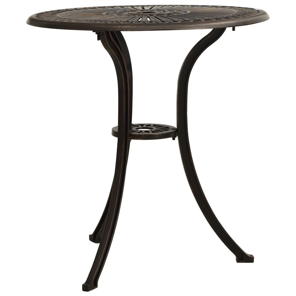 Garden Table Bronze 62x62x65 Cm Cast Aluminium VidaXL 13 width=274