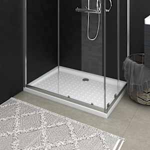 Tuš kad s pikami bela 70x100x4 cm ABS